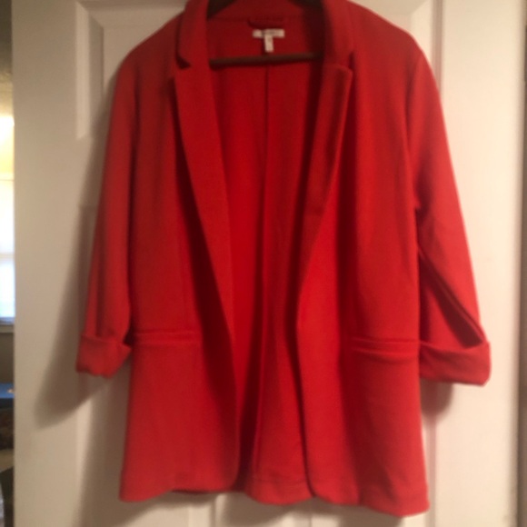 Chico's Red Blazer - Picture 1 of 4